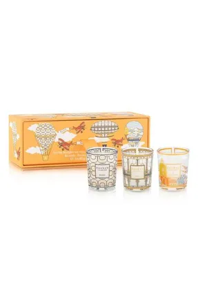 Baobab Brussels-Roma-Saint-Tropez Travel Candle Trio in Multicolor at Nordstrom
