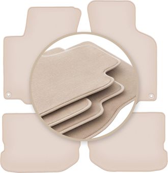 OEM Tappetini Beige Di Alta Qualit&agrave; Per: Seat Leon I Hatchback 1999-2005