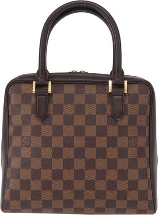 Louis Vuitton Brera Handbag Damier Brown Canvas Handbag (Pre-Owned)