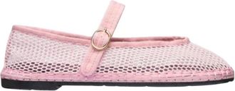 Flabelus Isabella Mesh Ballerina - Dames - Ballerinas - Roze - 40 EU - Schoenen