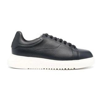 Emporio Armani Blauwe Lage Top Sneakers X4X264Xf 76800285 - Heren - Sneakers - Blauw - 40 EU - Schoenen