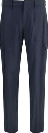 Etro Etro Mens Cargo Pants Regular Fit - Dark Blue Wool - Size EU 48 (Mens)
