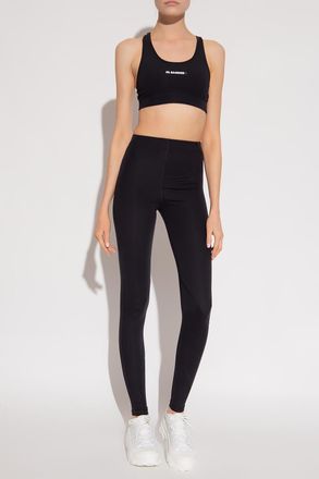 Jil Sander Training Leggings, Womens, Black