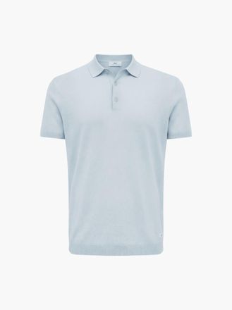 Gentiluomo Button Polo | Lichtblauw