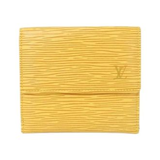 Louis Vuitton Pre-owned Wallets, female, Yellow, Size: ONE SIZE Pre-owned Epi Calf Wallet