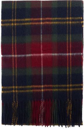 Barbour Wool & Cashmere Scarf in Winterberry Tartan at Nordstrom