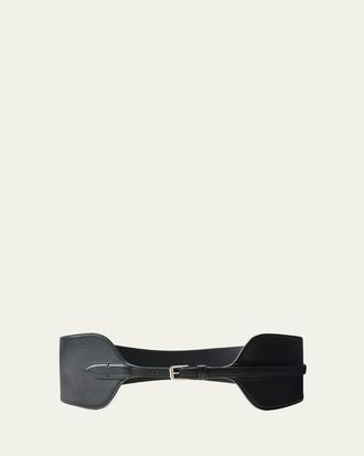 Ralph Lauren Collection Corset Leather Belt