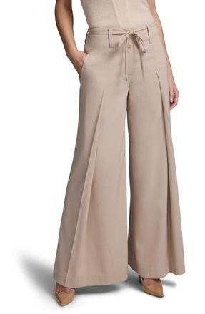 Nic+Zoe Milan Tie Waist Wide Leg Pants in Chamois at Nordstrom Rack, Size 18 (Similar To 14W)