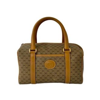 Gucci Pre-owned Plastic gucci-bags - Dames - Vintage Handtas - Bruin - ONE Size - Leer - Vintage