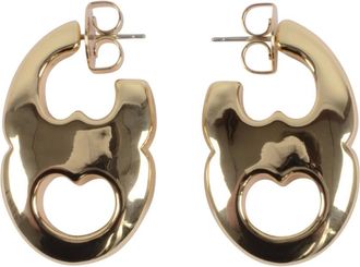 Tory Burch Accessoires, Dames, Geel, ONE Size, Gemini Link Oorbel Accessoires