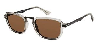 Priv&eacute; Revaux Polarized Bronze Rectangular Mens Sunglasses THE CITY/S 0CBL/SP 52