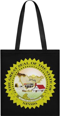 Generic Nevada State Logo Womens Tote Casual Shopping Bag Lightweight Shoulder Bags Hobos Handbag for Work Travel Daily 35x40cm