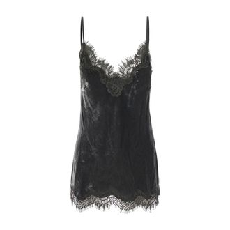 Gold Hawk Velvet Coco Bias Cami - Tops - Mujer - Gris - M