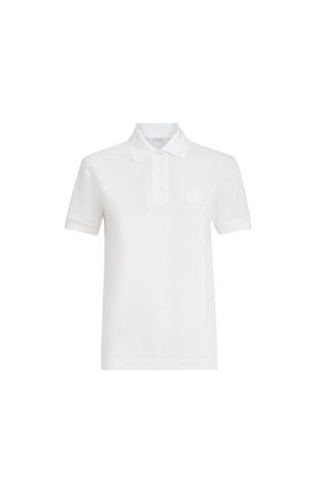 Brunello Cucinelli Stretch cotton piqu&eacute; polo shirt with logo in White at Nordstrom, Size Xx-Small Eu