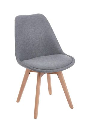Regalos Miguel Sillas Comedor - Silla Synk Tela - Gris Oscuro