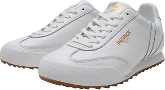 Patrick Mens Rio Suede Trainers (White) - Size UK 9.5
