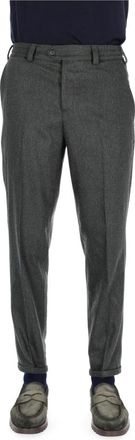 Pantaloni Torino The Rebel Broeken - Heren - Nette broeken - Groen - W30 - Wol - Broeken