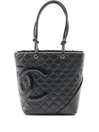 Chanel 2005-2006 medium Cambon tote bag - Black