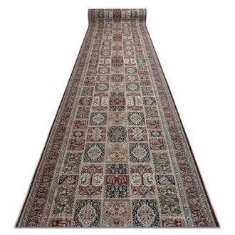 RugsX RugsX Anti-Slip Lotus Runner in Beige | Size: 100 cm x 550 cm