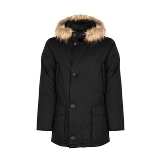 Trussardi Parka - Heren - Mantels - Zwart - Maat: XL Leer