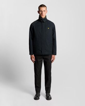 Lyle & Scott Mens Hunting Jacket - Z271 Dark Navy - Black Cotton - Size X-Large