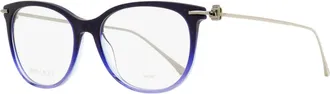 Jimmy Choo London JC263 Monogram Acetate Eyeglasses - Blue