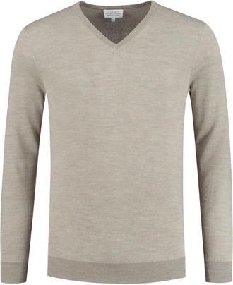 Hackett Maglione con scollo a V - Toni neutri