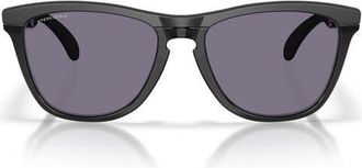 Oakley Frogskins 54mm Rectangular Sunglasses in Matte Black /Prizm Grey at Nordstrom