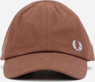 Fred Perry Womens Fred Perry Pique Classic Cotton Brown Caps