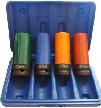 Trade Shop Trade Shop - Set 4 Llaves Bujedas Para Los Dados C&iacute;rculo Ruedas 1/2 red 17 19 21 22