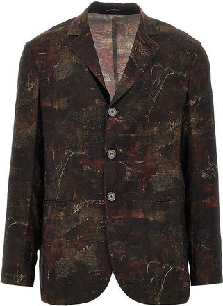 Emporio Armani Cupro twill jacket Man 48