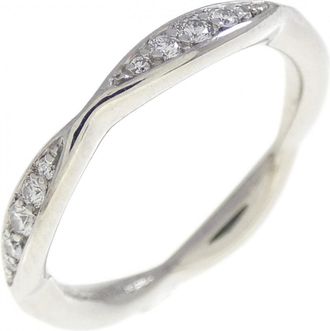 Chanel Platinum 950 Band Ring (Pre-Owned)