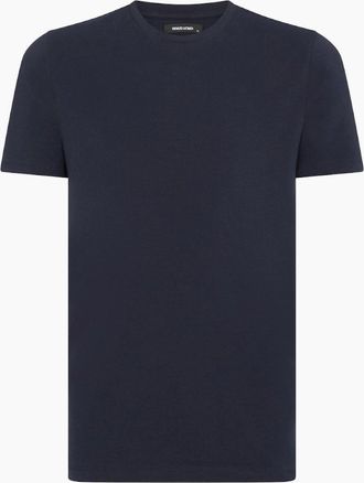 Remus Uomo Mens Remus Uomo Crew Neck T-Shirt S1-26 78 Navy - Size: 44