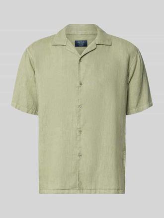 Mc Neal Regular Fit Leinenhemd mit Reverskragen in Lind, Gr&ouml;&szlig;e XXXL