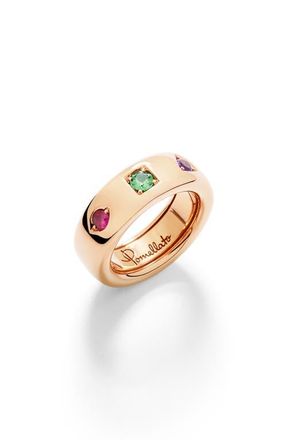 POMELLATO Iconica Ring in Rose Gold/Multi at Nordstrom, Size 6.75