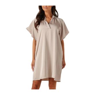 Bruuns Bazaar Kleedjes, Dames, Beige, XS, Wendis Jurk voor zonnige dagen