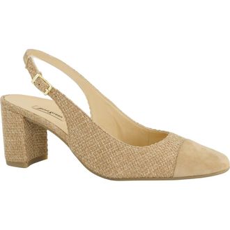 Paul Green Dallas Slingback Cap Toe Pump in Dakar Grace Suede at Nordstrom, Size 10.5Us