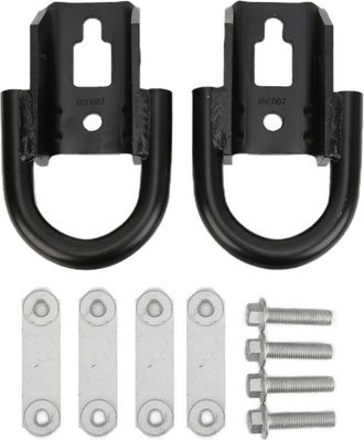 OEM Gancho De Remolque, 2 Piezas, Ganchos De Remolque Para Coche Fl3z 17a954 C, Acero Cromado, Repuesto Para 2009-2020