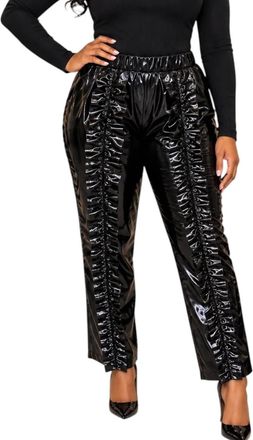 For Her Midnight Glam Ruched Pants In Black