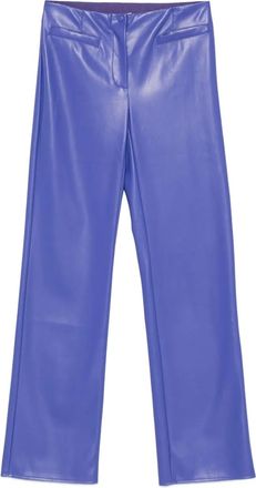 Patrizia Pepe Pantaloni svasati a vita bassa - Blu