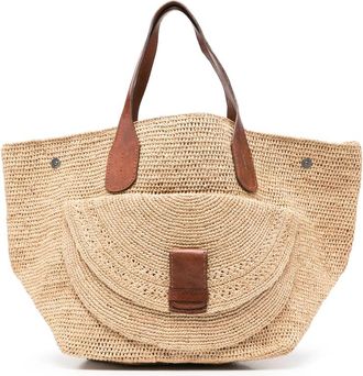 Ibeliv Laza II Raffia Shoulder Bag