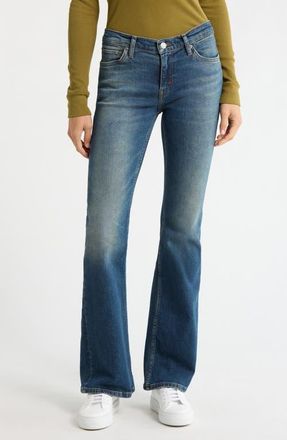 Re/Done Low Rise Micro Bootcut Jeans in Smoke Water at Nordstrom, Size 30