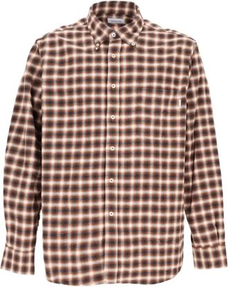 Amish Shirt America C0796 - Heren - Casual Overhemden - Bruin - M - Overhemden
