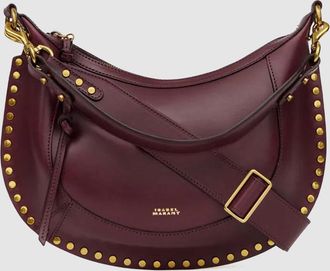 Isabel Marant Sac Naoko Cuir Lisse Bordeaux
