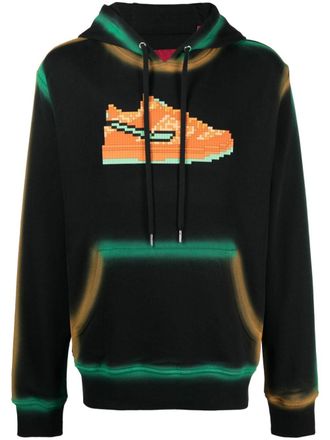 Mostly Heard Rarely Seen Furry katoenen hoodie met grafische print - Zwart