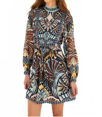 Farm Rio Balamana Mini Dress In Multi