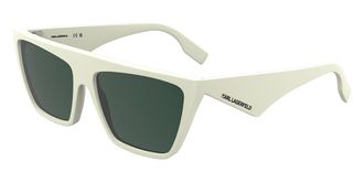 Karl Lagerfeld KL6186S 105 Womens Sunglasses White Size 60