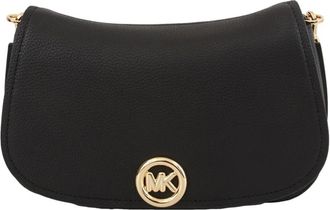 Michael Kors Shoulder Nero - Dames - Schoudertassen - Zwart - ONE Size - Leer - Tassen