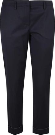Fabiana Filippi Cropped Broek - Dames - Vrijetijds broeken - Zwart - S - Broeken