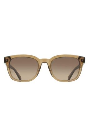 Ferragamo 54mm Rectangle Sunglasses in Transparent Brown at Nordstrom